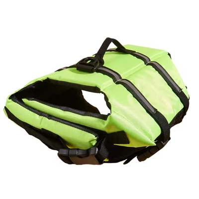 Pet Life Jacket Buoyancy Aid for Puppy Chihuahua or Small Dog Neon Green XXS