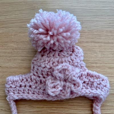 Handmade Chihuahua or Small Dog Pom Pom Hat Soft Rose Pink - My Chi and Me