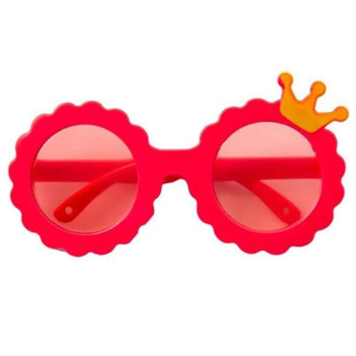 Funky Crown Small Dog Pet Sunglasses Hot Pink