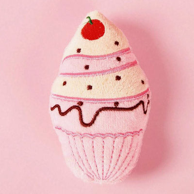 Ice Cream Chihuahua or Small Dog PlushToy with Squeaker Pink