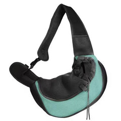 Small Dog Carrier Messenger Style Black Lake Blue & Grey 2 Sizes SALE