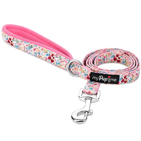 Luxury Blue Meadow Floral Lead by My Pup and Me