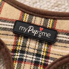 Luxury Brown Tartan Harness by My Pup and Me
