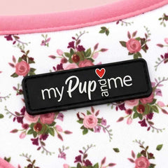 Luxury White Vintage Floral Harness by My Pup and Me