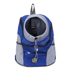 Chihuahua Small Dog Rucksack Pet Carrier Blue & Grey 2 Sizes