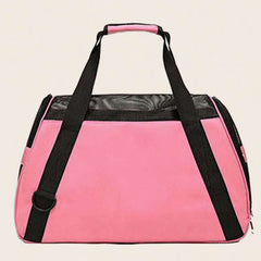 Pink Easy Breathe Holdall Style Pet Carrier Medium