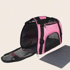 Pink Easy Breathe Holdall Style Pet Carrier Medium