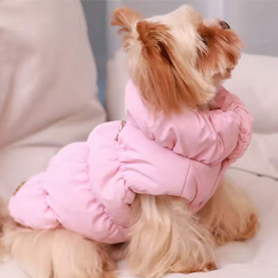 Water Resistant Pink Padded Puffa Coat 3 Sizes