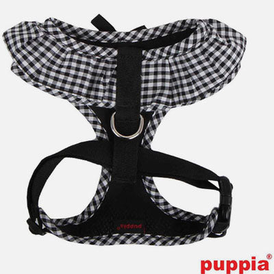 Puppia Vivien Small Dog Harness A Black Medium SALE