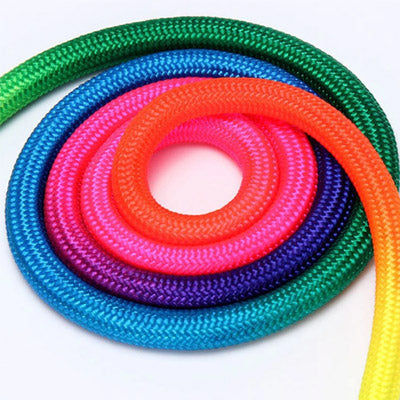 Rainbow Weave Pride Dog Lead 0.8cm Cord 1.2 Metres Long