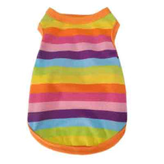 Chihuahua or Small Dog Rainbow Striped Pride Vest