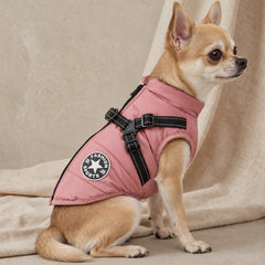 Sherpa Premium Waterproof Small Dog D Ring Coat Dusky Rose 2 Sizes