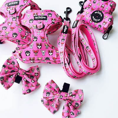 Signature Chihuahua Print Exclusive Small Dog Harness by My Chi and Me
