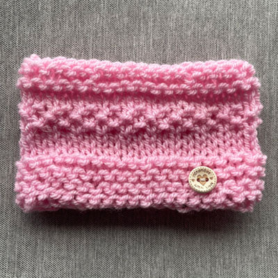 Pink Soft Fine Knit Snood for Chihuahua or Small Dog Two Sizes