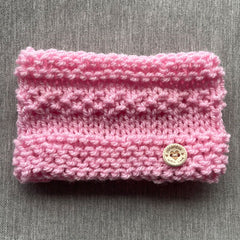 Pink Soft Fine Knit Snood for Chihuahua or Small Dog Two Sizes