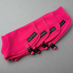 Tiny Toastie Water Repellent Fleece Dog Coat by My Chi and Me Hot Pink