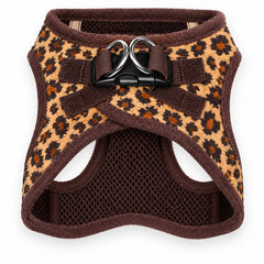 Lightweight Tiny Trails Step In  Luxury Leopard Puppy and Small Dog Harness