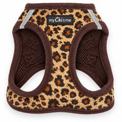 Lightweight Tiny Trails Step In  Luxury Leopard Puppy and Small Dog Harness