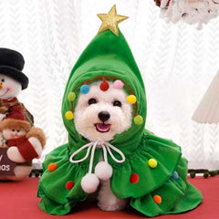 Christmas Tree Cloak for Chihuahuas and Small Dogs Green