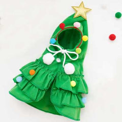 Christmas Tree Cloak for Chihuahuas and Small Dogs Green