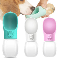 Chihuahua Small Dog Water Bottle With Drinking Bowl 3 COLOURS 300ml