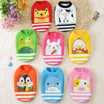 Premium XXXS (4) Puppy Vest Cute Characters - 7 Colours