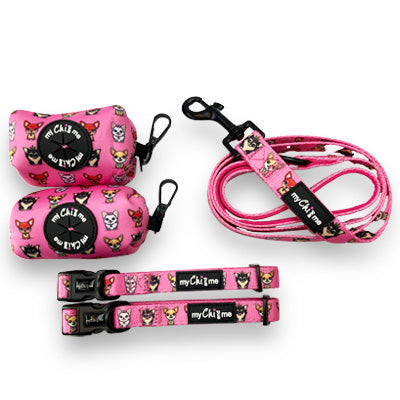 Pretty Little Paws Chihuahua Print Exclusive Designer Collar by My Chi and Me