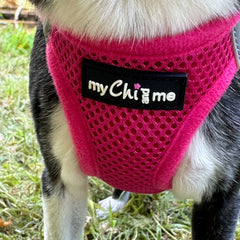 Tiny Trails Step In Air Mesh Puppy and Small Dog Harness Hot Pink