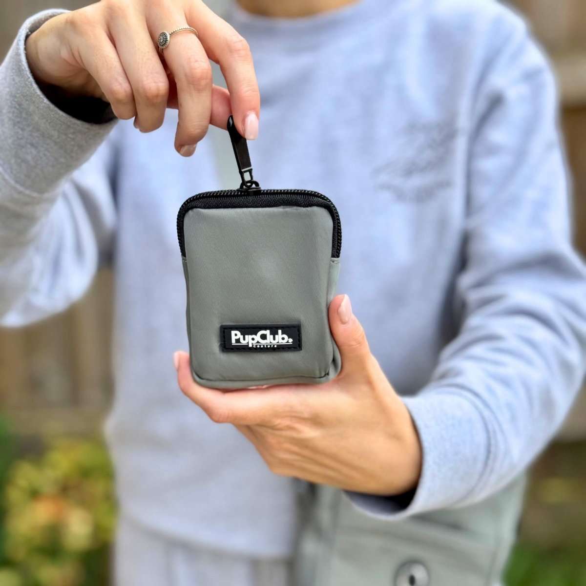 Dog Treat Pouch - Grey