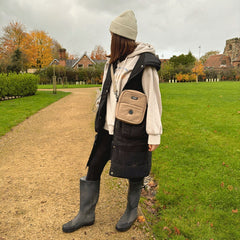 Mini Dog Walking Bag - Tan