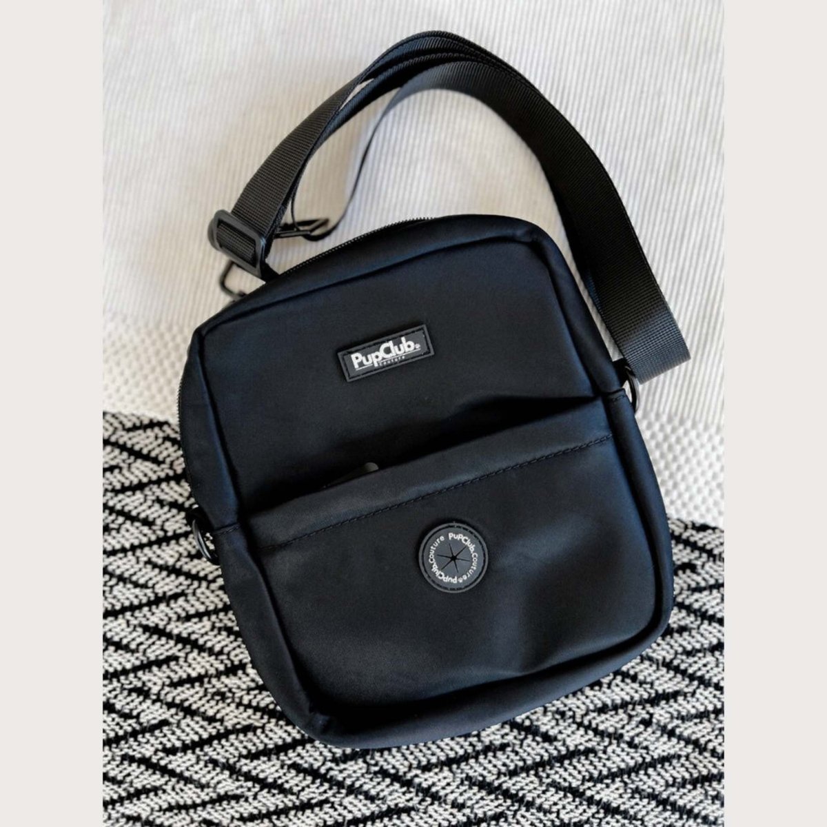 Mini Dog Walking Bag - Black