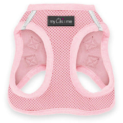 My Chi and Me Tiny Trails Step-In Air Mesh Harness and Lead Bundle – Pink