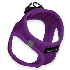 Tiny Trails Step In Air Mesh Puppy and Small Dog Harness Purple