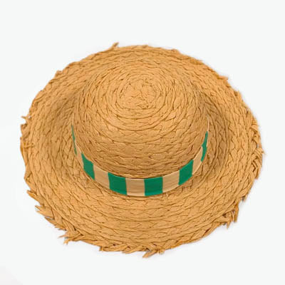 Straw Boater Hat for Chihuahua Small Dog or Puppy