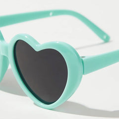 Heart Shaped Small Dog Sunglasses Mint Mojito