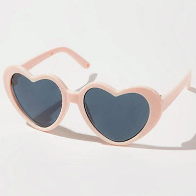 Heart Shaped Small Dog Sunglasses Peach Melba