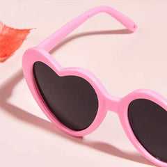 Heart Shaped Small Dog Sunglasses Pink Daquari