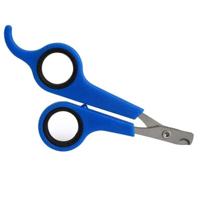 Small Scissor Style Nail Clippers Chihuahua Small Dogs Blue and Black