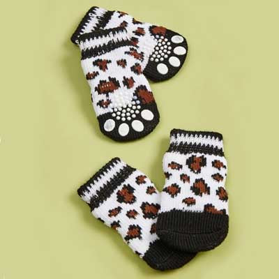 Pet Socks for Chihuahuas Puppies and Small Dogs Leopard Print