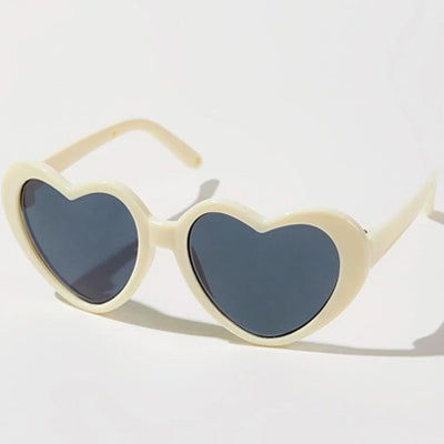 Heart Shaped Small Dog Sunglasses Vanilla Cupcake
