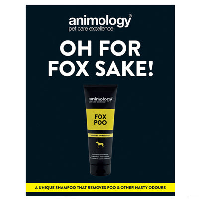 Animology Fox Poo Deodorising Dog Shampoo 250ml