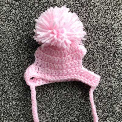 Small Dog Hand Knitted Chihuahua Hat with Pom Pom Girls 25 COLOURS Chihuahua Clothes and Accessories at My Chi and Me