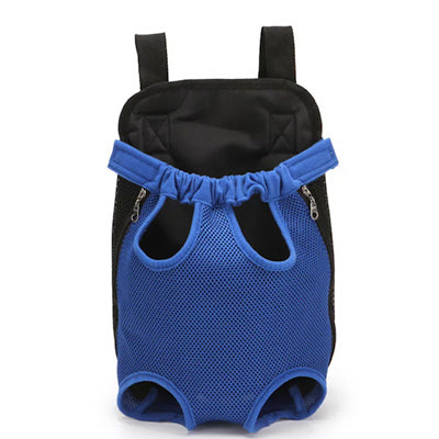 Front Facing Small Dog Puppy Carrier Legs Out Blue 2 SIZES