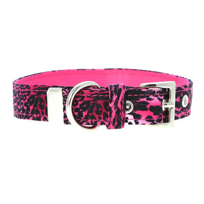 Urban Pup Pink Leopard Print Dog Collar