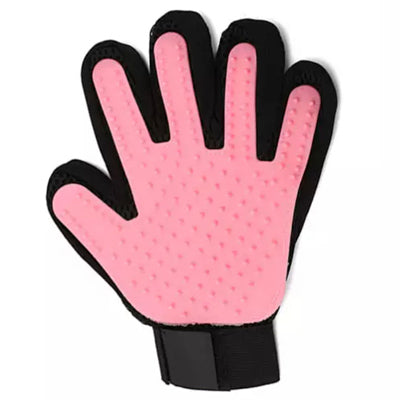 Chihuahua or Small Dog Rubber Grooming Glove Left Hand