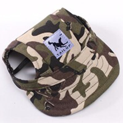 Camouflage Baseball Cap for Chihuahua Small Dog or Puppy