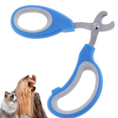 Small Scissor Style Nail Clippers Chihuahua Small Dogs Blue With Large Finger Holes - My Chi and Me