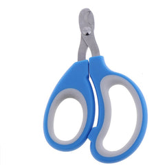 Small Scissor Style Nail Clippers Chihuahua Small Dogs Blue With Large Finger Holes - My Chi and Me