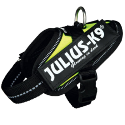 Julius K9 IDC Powerharness for Puppies and Chihuahuas UV Neon Green - My Chi and Me