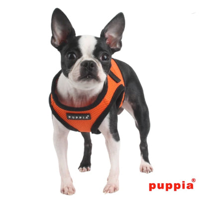 Puppia Soft Mesh Vest Style Small Dog Jacket Harness B Orange 4 SIZES